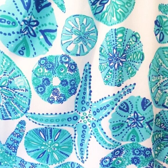 Lilly Pulitzer Urchin for You Tank Top XS Starfish Sand Dollar Print Sleeveless - Picture 4 of 16